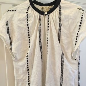 Ace and Jig black and white shirt